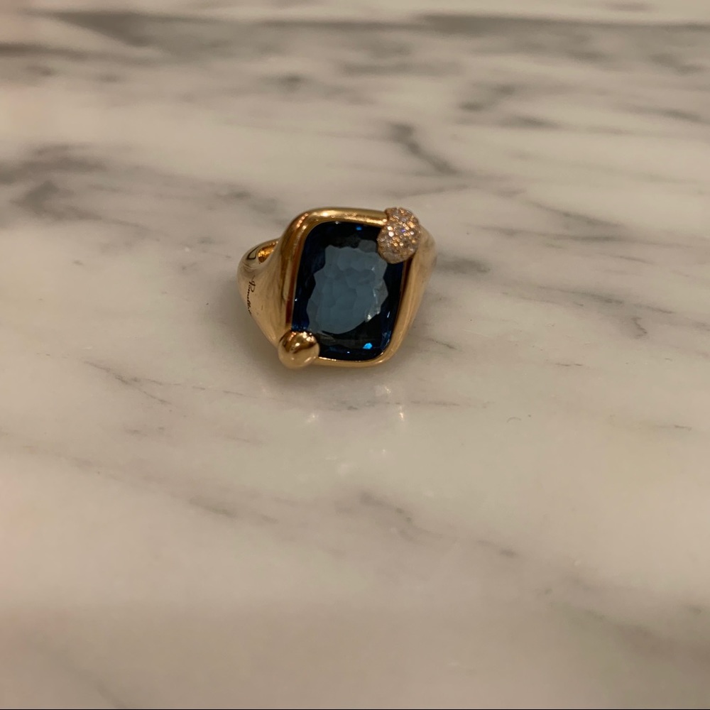 Pomellato Ritratto Topaz & Diamond Ring - Picture 5 of 15